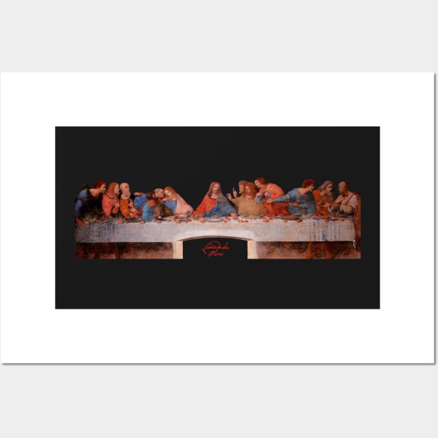 The Last Supper by Leonardo Da Vinci Wall Art by ArtOfSilentium